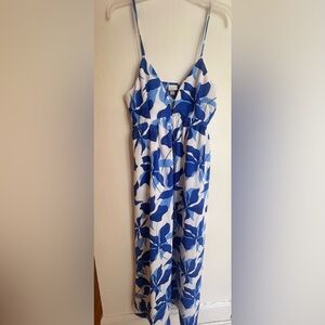 Blue floral Sundress Size Small